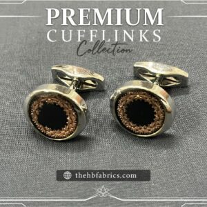 Premium Silver Cufflink For Men's