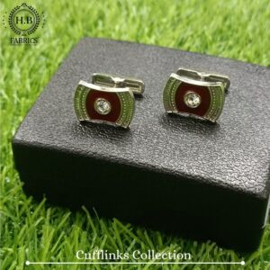 Maroon fancy Cufflink