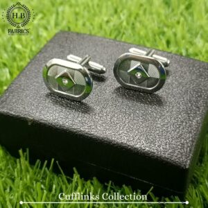 Silver Oval Cufflink