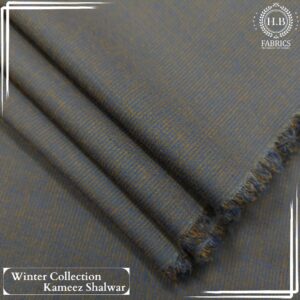 Purple Blue Men's Unstitched Winter Shalwar Kameez.