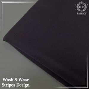 Premium Unstitched Stripes Design Suit For Men