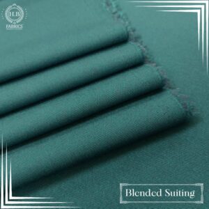Castleton Green Blended Unstitched Men's Suiting Fabric.