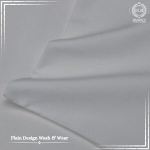 Off White Plain Unstitched Men's Kameez Shalwar.